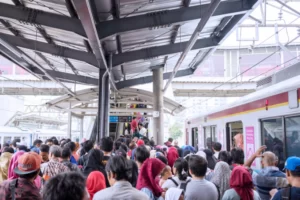 Ilustrasi gaya hidup komuter