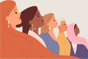 Ilustrasi permepuan dalam politik