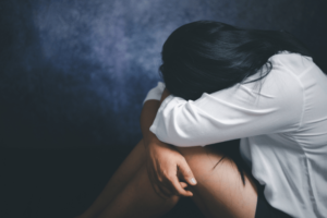 Ilustrasi perempuan korban kekerasan