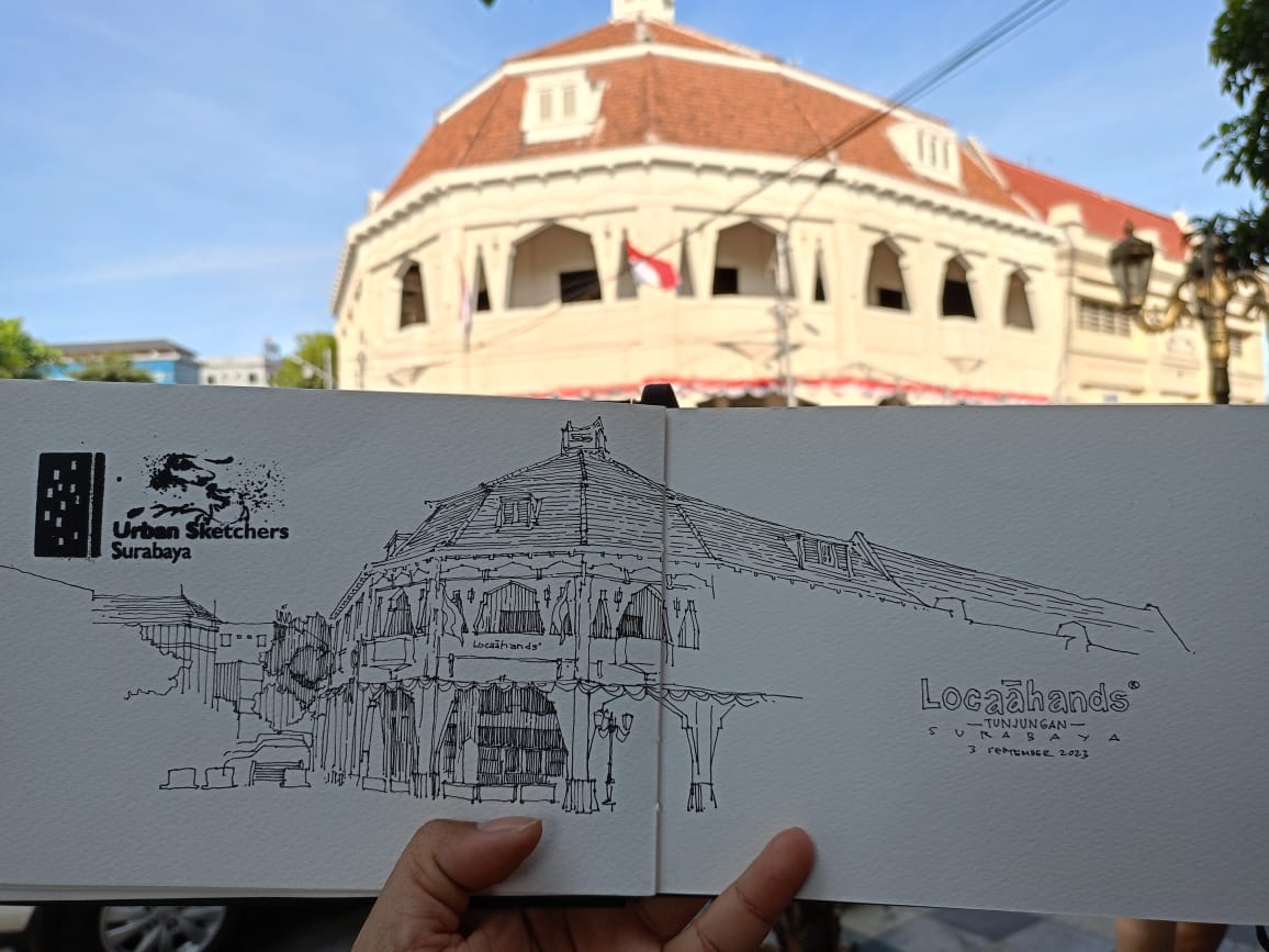 TIKA YULIA Urban sketching, aktivitas seru untuk rayakan Hari Ayah Nasional.