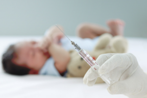 Ilustrasi pemberian Vitamin K pada bayi baru lahir